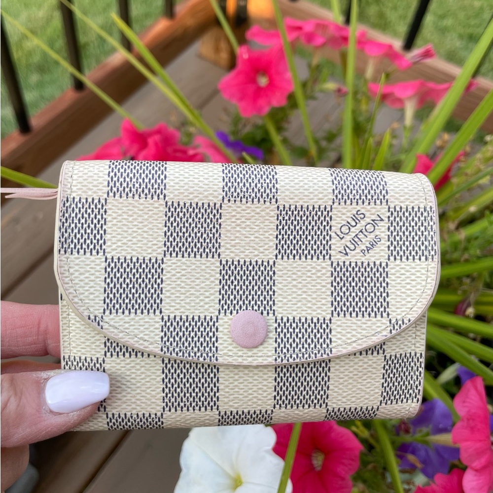 🌟💝Rosalie Coin Purse Damier Azure💝🌟